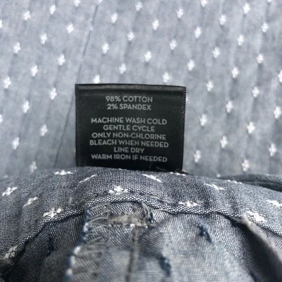 Ann Taylor Petite Signature Cropped Capris Textured Comfortable Casual Pants 10P - Picture 5 of 6